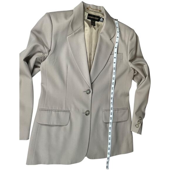 Classiques Entier 100% Pure Wool Women’s Two-Piece Pant Suit – Beige Size Small - Picture 14 of 15